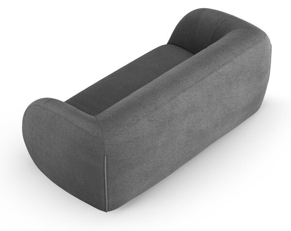 Šedá pohovka z textilie bouclé 210 cm Essen – Cosmopolitan Design