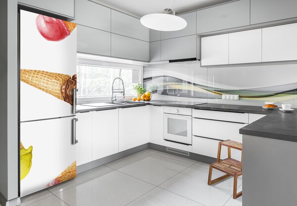 Nálepka na ledničku Zmrzlina wafle FridgeStick-70x190-f-102781305