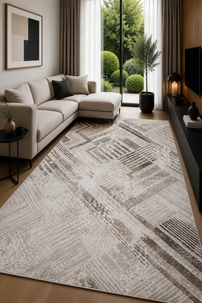 Koberec HOME 354 CREAM / BROWN