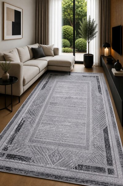 Koberec HOME 363 GREY / BLACK