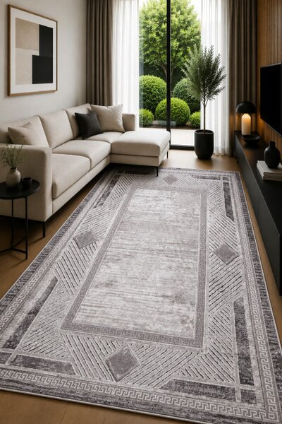 Koberec HOME 363 CREAM / BROWN