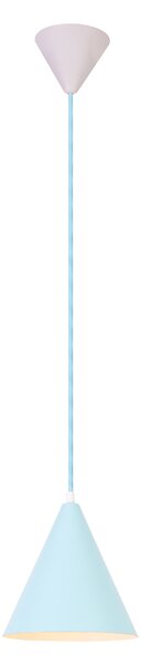CLX Závěsné skandinávské osvětlení BORDIGHERA, 1xE27, 40W, modré 50101182