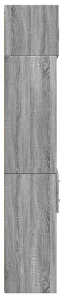 Úzká úložná šedá sonoma 70x42,5x225 cm kompozitní dřevo 3281341