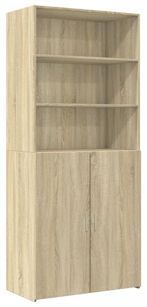 Skříň highboard dub sonoma 80 x 42,5 x 249 cm kompozitní dřevo 3281359