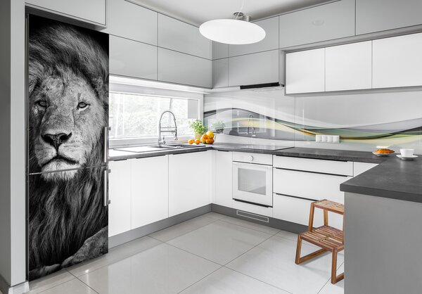 Foto nálepka na ledničku stěnu Portrét lva FridgeStick-70x190-f-102854237
