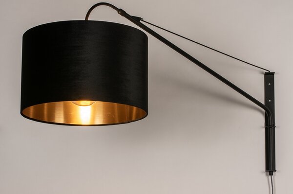 Nástěnné svítidlo Garington Black and Gold (LMD)