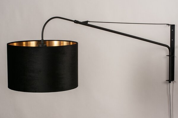 Nástěnné svítidlo Garington Black and Gold (LMD)