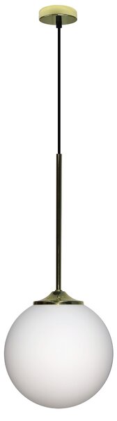 CLX Moderní závěsné osvětlení CASTEL GANDOLFO, 1xE27, 40W, 20cm, kulaté, zlaté 50101281