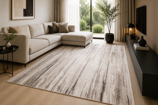 Koberec HOME NP 449 CREAM BROWN