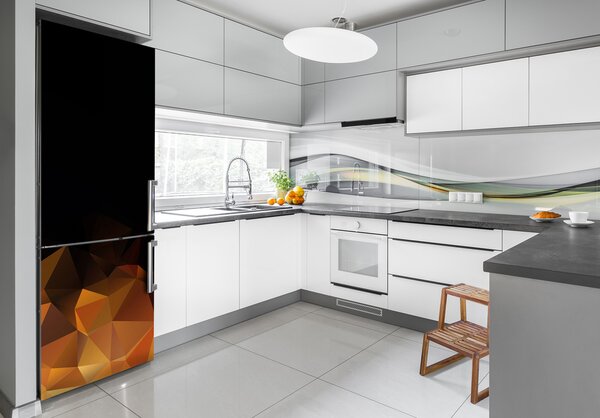 Samolepící nálepka Abstrakce trojúhelníky FridgeStick-70x190-f-103020861
