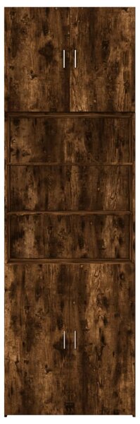 Skříň highboard kouřový dub 80 x 42,5 x 249 cm kompozitní dřevo 3281361