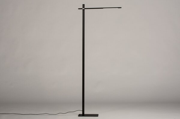 Stojací LED lampa se stmívačem Vientanna Black (LMD)