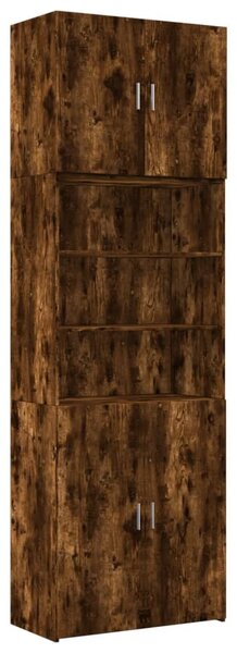 Skříň highboard kouřový dub 80 x 42,5 x 249 cm kompozitní dřevo 3281361