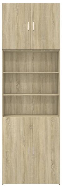Skříň highboard dub sonoma 80 x 42,5 x 249 cm kompozitní dřevo 3281359