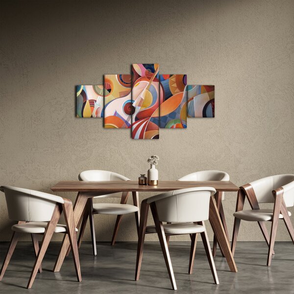 Obraz - Hudební abstrakt (125x70 cm)
