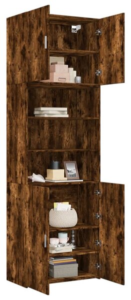 Skříň highboard kouřový dub 80 x 42,5 x 249 cm kompozitní dřevo 3281361
