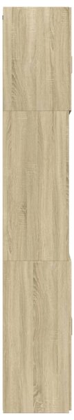 Skříň highboard dub sonoma 80 x 42,5 x 249 cm kompozitní dřevo 3281359