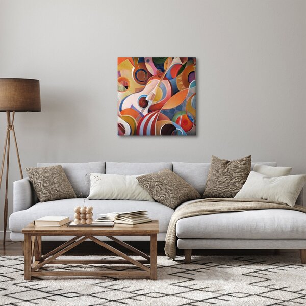 Obraz - Hudební abstrakt (30x30 cm)