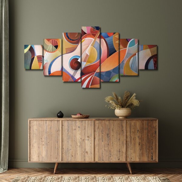 Obraz - Hudební abstrakt (210x100 cm)