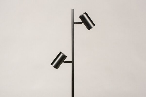 Stojací LED lampa se stmívačem Carol Black Duo (LMD)