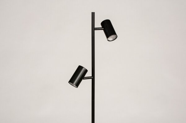 Stojací LED lampa se stmívačem Carol Black Duo (LMD)