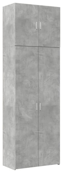 Skříň highboard betonově šedá 80x42,5x249 cm kompozitní dřevo 3281367