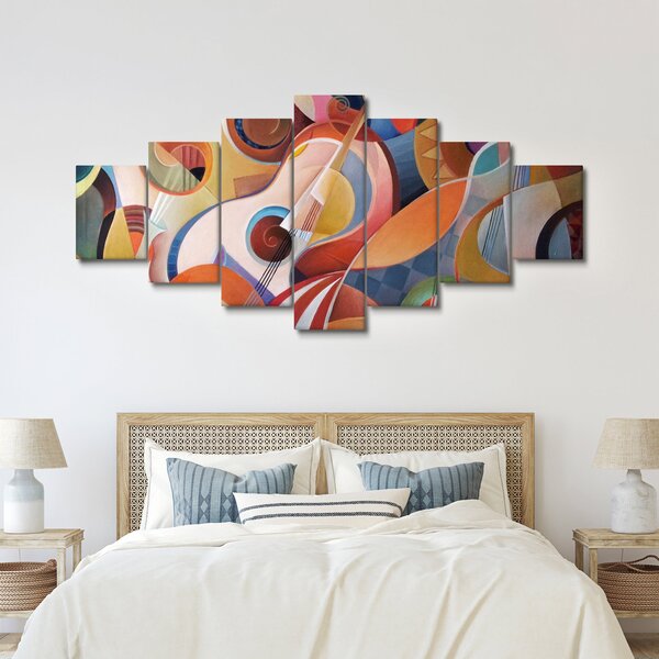 Obraz - Hudební abstrakt (210x100 cm)