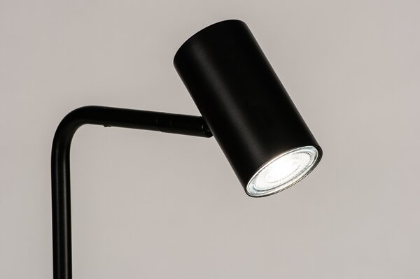 Stojací LED lampa se stmívačem Carol Black (LMD)