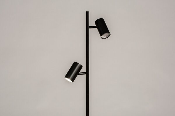 Stojací LED lampa se stmívačem Carol Black Duo (LMD)