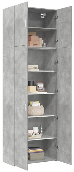 Skříň highboard betonově šedá 80x42,5x249 cm kompozitní dřevo 3281367