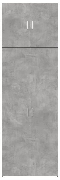Skříň highboard betonově šedá 80x42,5x249 cm kompozitní dřevo 3281367