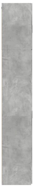 Skříň highboard betonově šedá 80x42,5x249 cm kompozitní dřevo 3281367