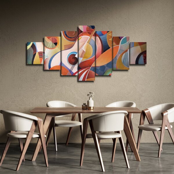 Obraz - Hudební abstrakt (210x100 cm)