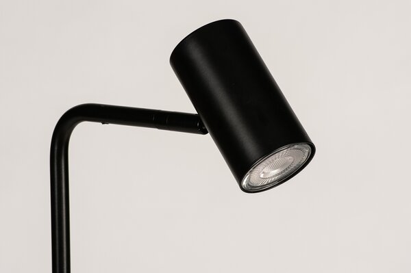 Stojací LED lampa se stmívačem Carol Black (LMD)