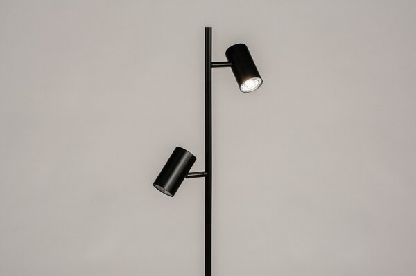 Stojací LED lampa se stmívačem Carol Black Duo (LMD)
