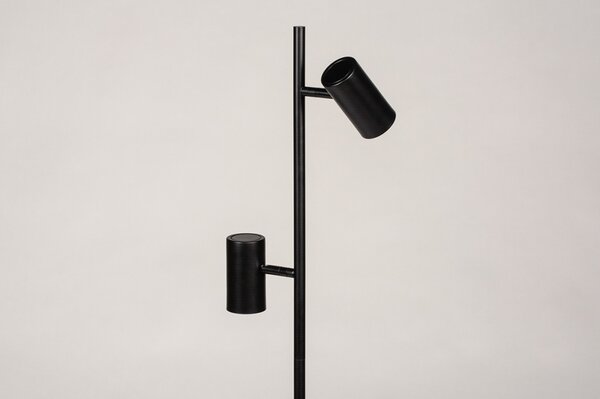 Stojací LED lampa se stmívačem Carol Black Duo (LMD)