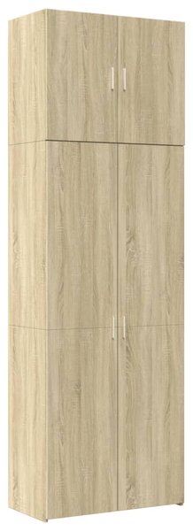 Skříň highboard dub sonoma 80 x 42,5 x 249 cm kompozitní dřevo 3281366