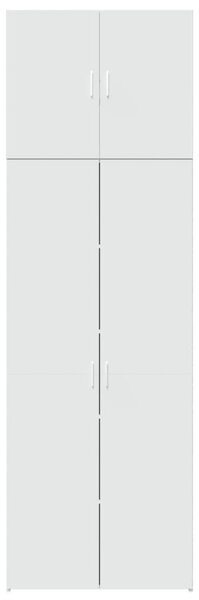 Skříň highboard bílá 80 x 42,5 x 249 cm kompozitní dřevo 3281364
