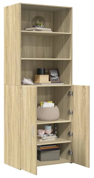 Skříň highboard dub sonoma 70 x 42,5 x 185 cm kompozitní dřevo 3281373