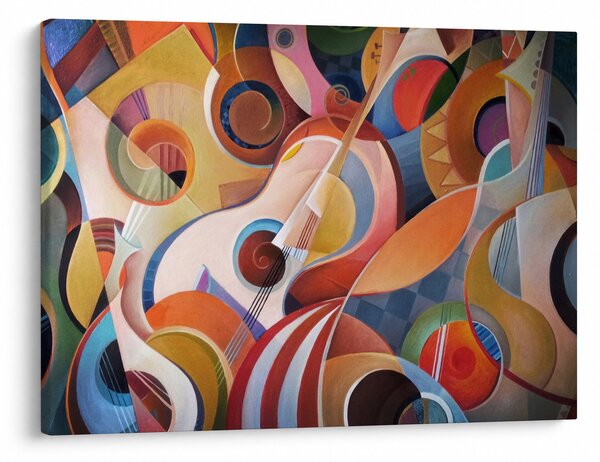 Obraz - Hudební abstrakt (70x50 cm)