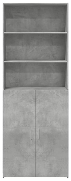 Skříň highboard betonově šedá 70x42,5x185 cm kompozitní dřevo 3281374