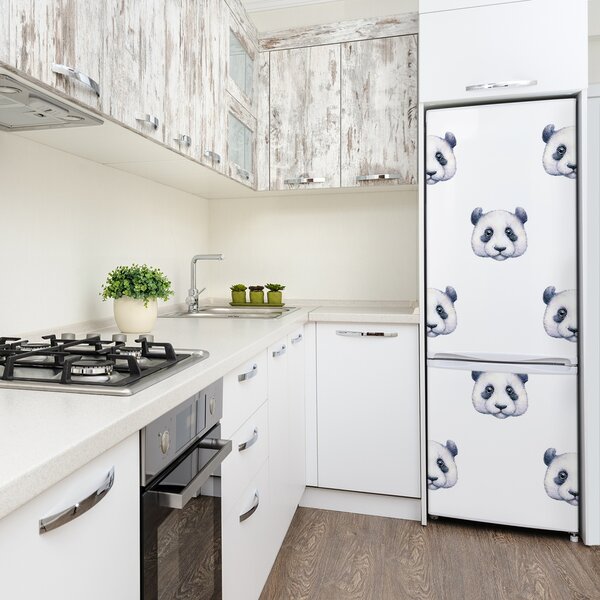 Samolepící nálepka na ledničku stěnu Pandy FridgeStick-70x190-f-103450211