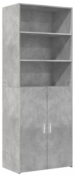 Skříň highboard betonově šedá 70x42,5x185 cm kompozitní dřevo 3281374