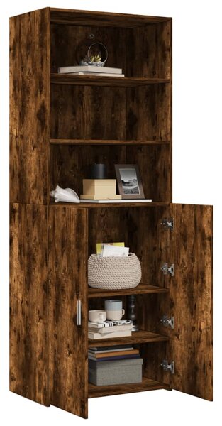 Skříň highboard kouřový dub 70 x 42,5 x 185 cm kompozitní dřevo 3281375