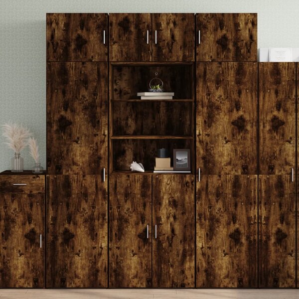 Skříň highboard kouřový dub 70 x 42,5 x 185 cm kompozitní dřevo 3281375