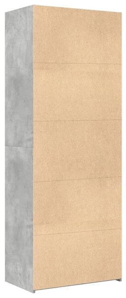 Skříň highboard betonově šedá 70x42,5x185 cm kompozitní dřevo 3281374