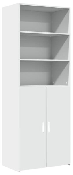 Skříň highboard bílá 70 x 42,5 x 185 cm kompozitní dřevo 3281371