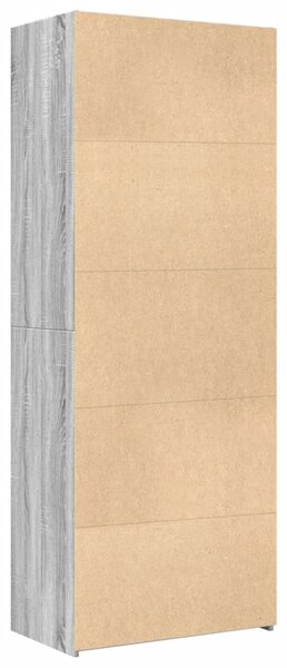 Skříň highboard šedá sonoma 70 x 42,5 x 185 cm kompozitní dřevo 3281376