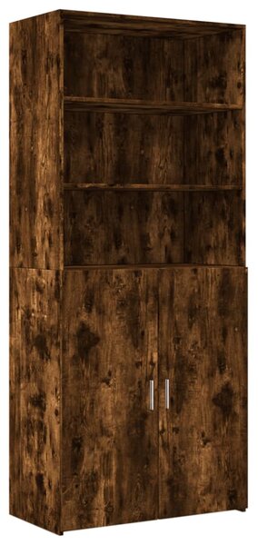 Skříň highboard kouřový dub 80 x 42,5 x 185 cm kompozitní dřevo 3281382