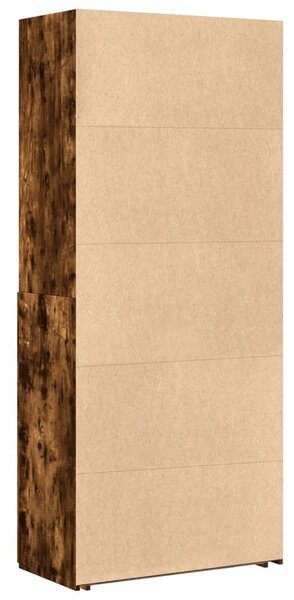 Skříň highboard kouřový dub 80 x 42,5 x 185 cm kompozitní dřevo 3281382
